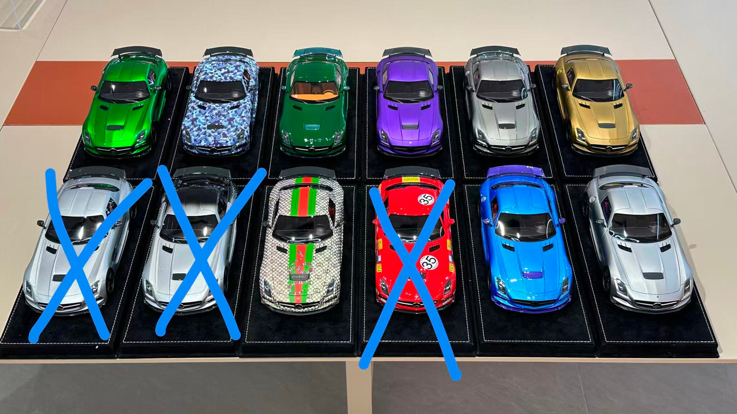 HH MODEL 1/18 Mercedes-Benz SLS Black Series