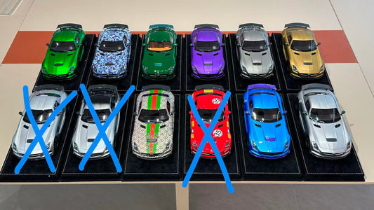 HH MODEL 1/18 Mercedes-Benz SLS Black Series