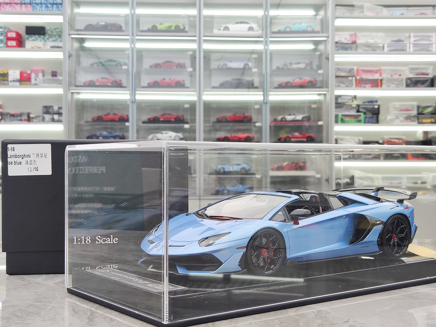 RUNNER 1/18 Lamborghini SVJ Limited Edition Model Car Collectible