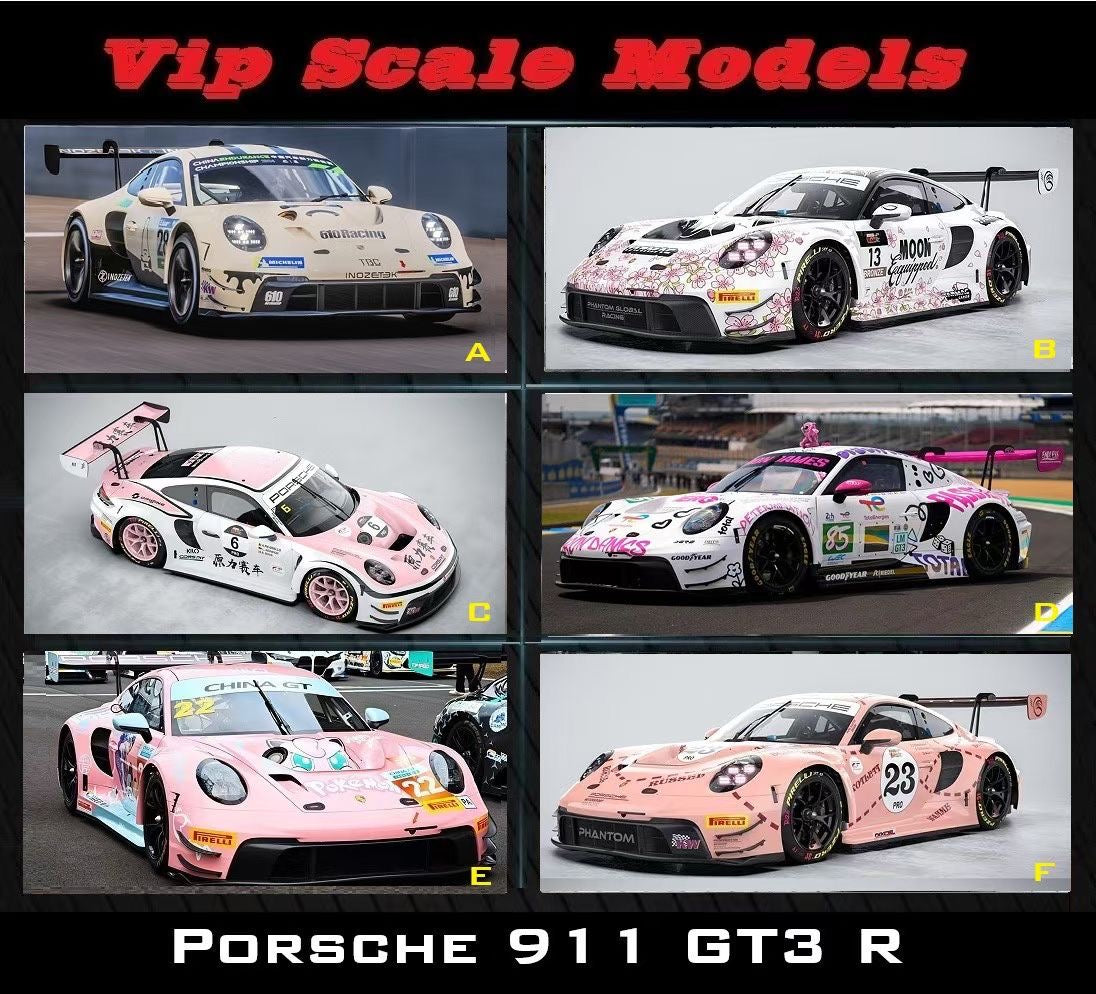 Vip Scale Models 1/18 Porsche 911 GT3 R resin model car