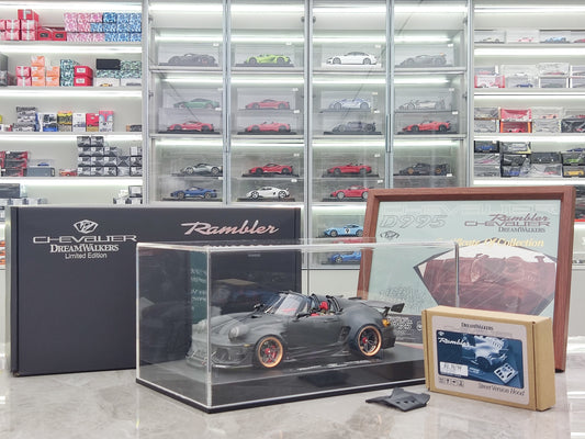 Dreamwalkers 1/18 Porsche CHEVALIER D995 Matte Black Model Car C-D995-BK02