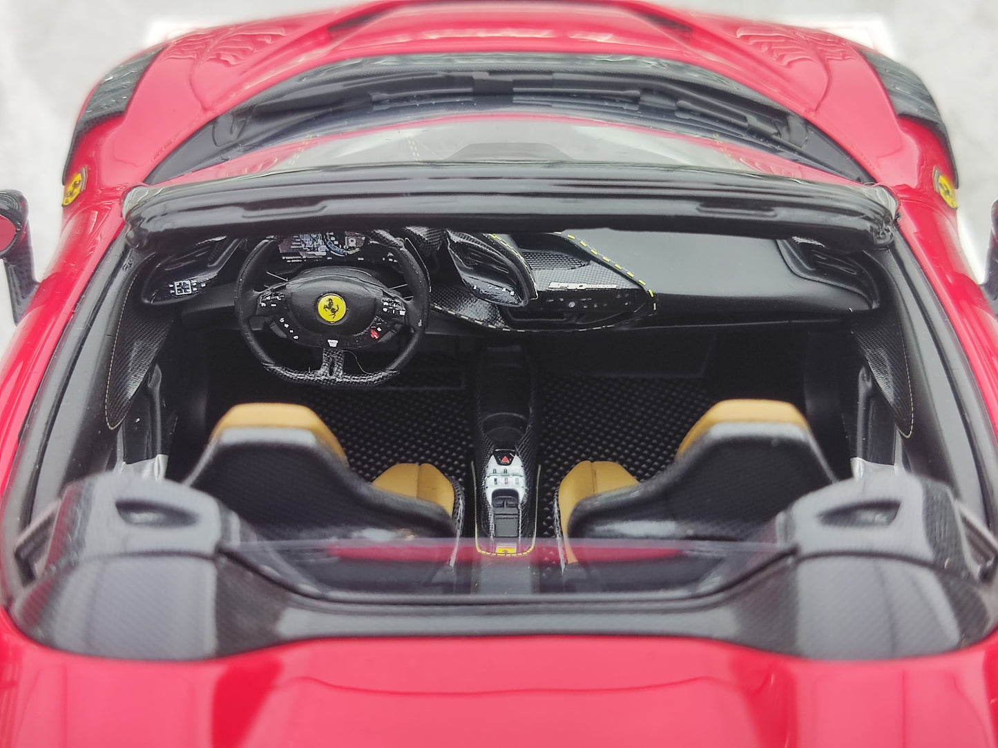 CE 1/18 Ferrari SF90 Standard Red Resin Car Model JS-CE015