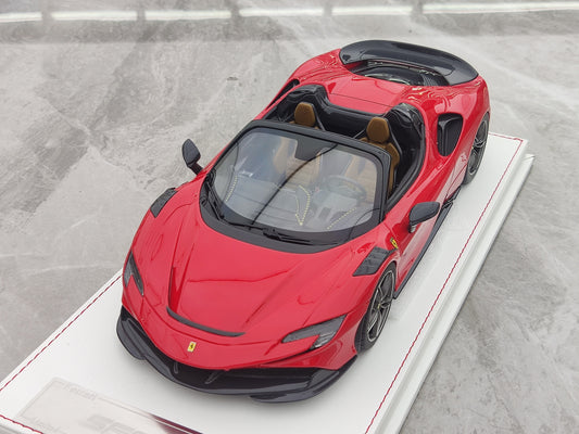 CE 1/18 Ferrari SF90 Standard Red Resin Car Model JS-CE015