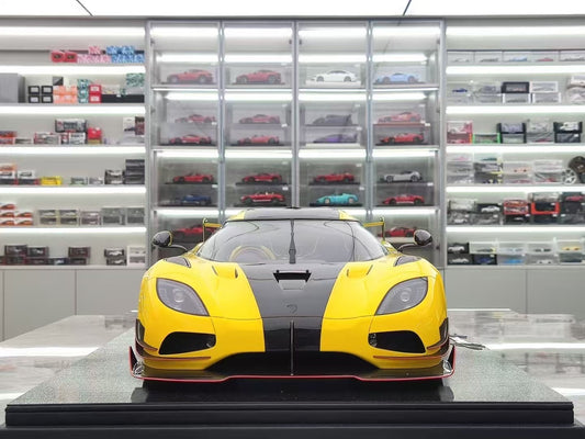 FRONTIART 1/8 Koenigsegg Agera ML Locke Yellow FA172