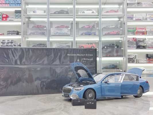 Almost Real 1/18 Mercedes-Benz Maybach S-Class Vintage Blue 820135