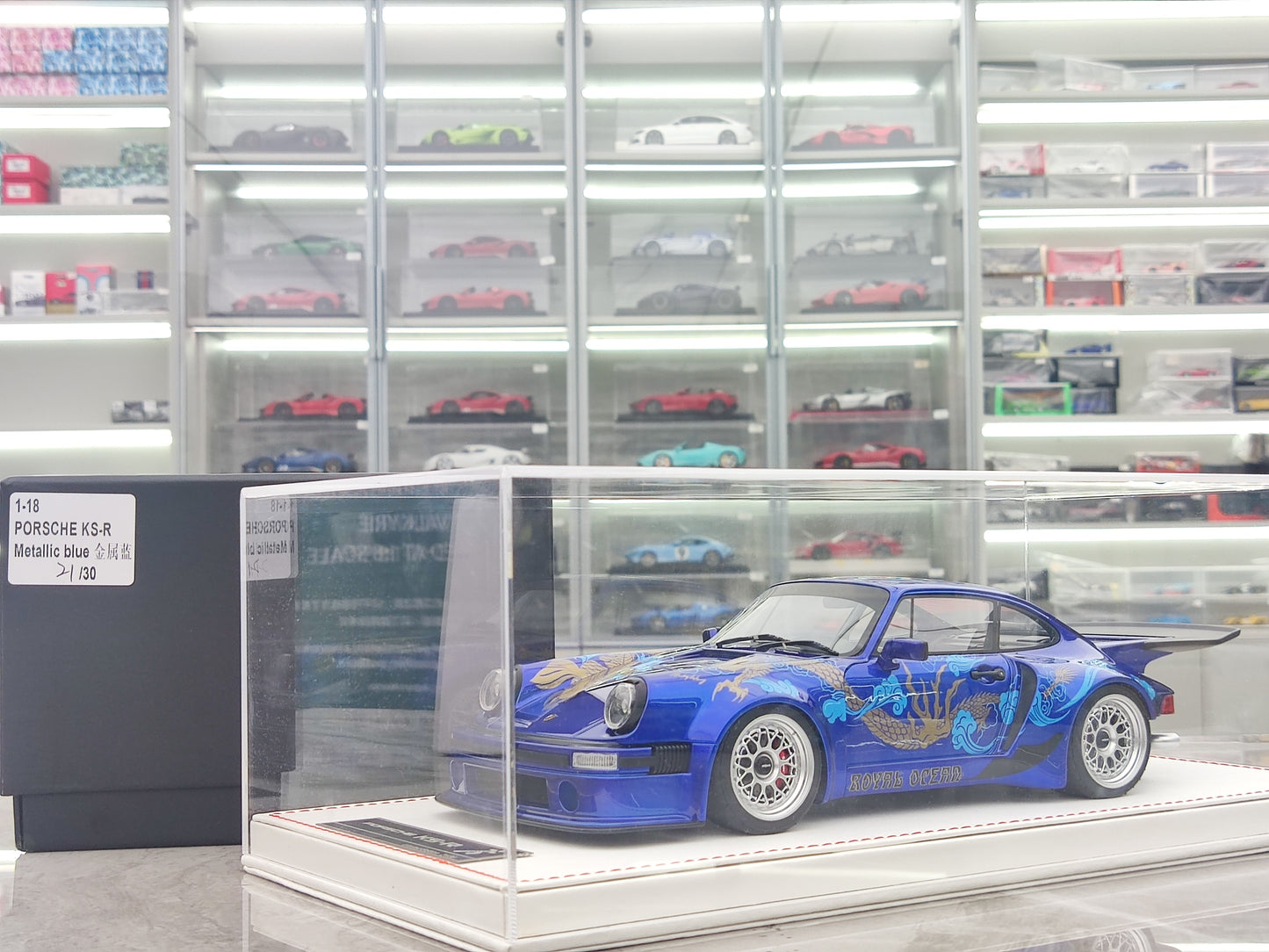 RUNNER 1/18 Porsche KS-R Limited Edition Model Car Ornaments