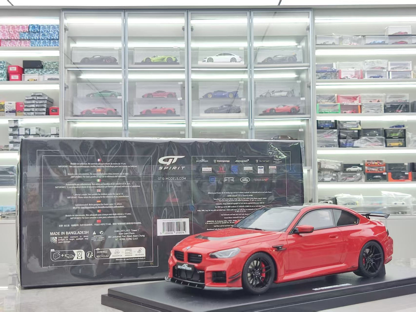GT Spirit 1/18 BMW AC SCHNITZER ACS2 SPORT TORONTO Red Resin Car Model GT505