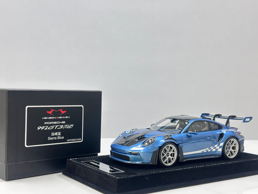 HH Model 1/18 Porsche 992 GT3 RS Gentian Blue (HH733)