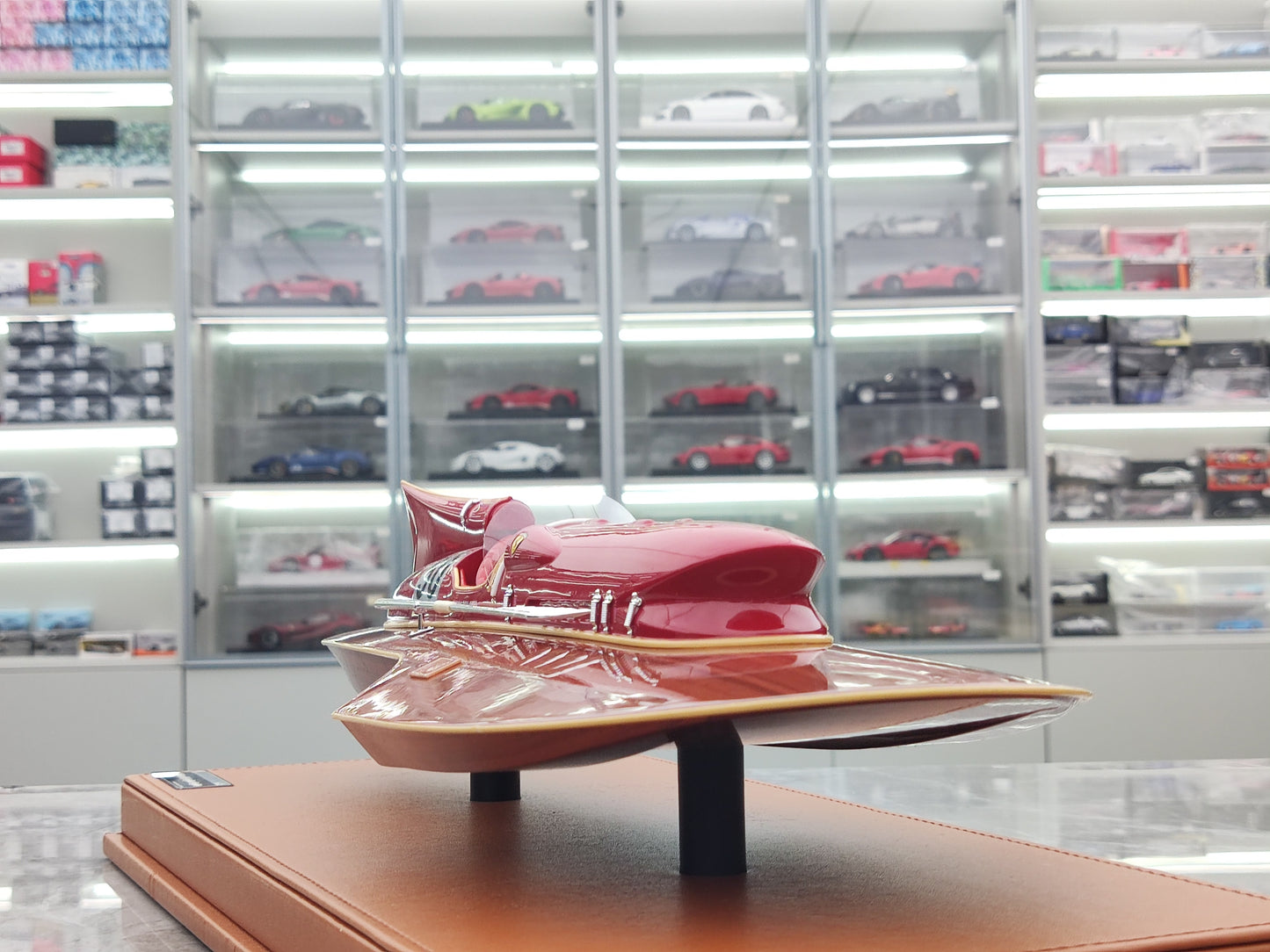 VMB 1/18 Ferrari Speedboat Red Model Decoration JS-VMB006