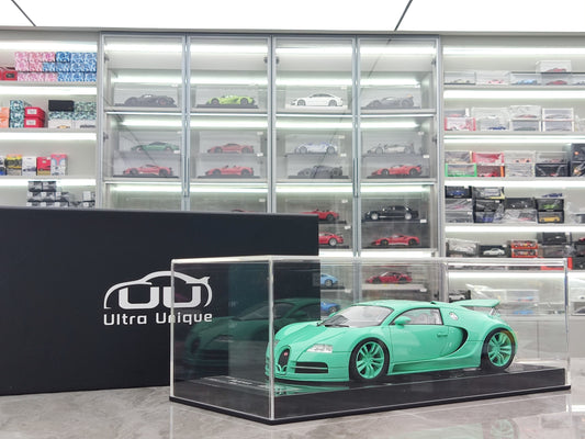 UU 1/18 Bugatti Veyron Tiffany Blue Model Car JS-UU001