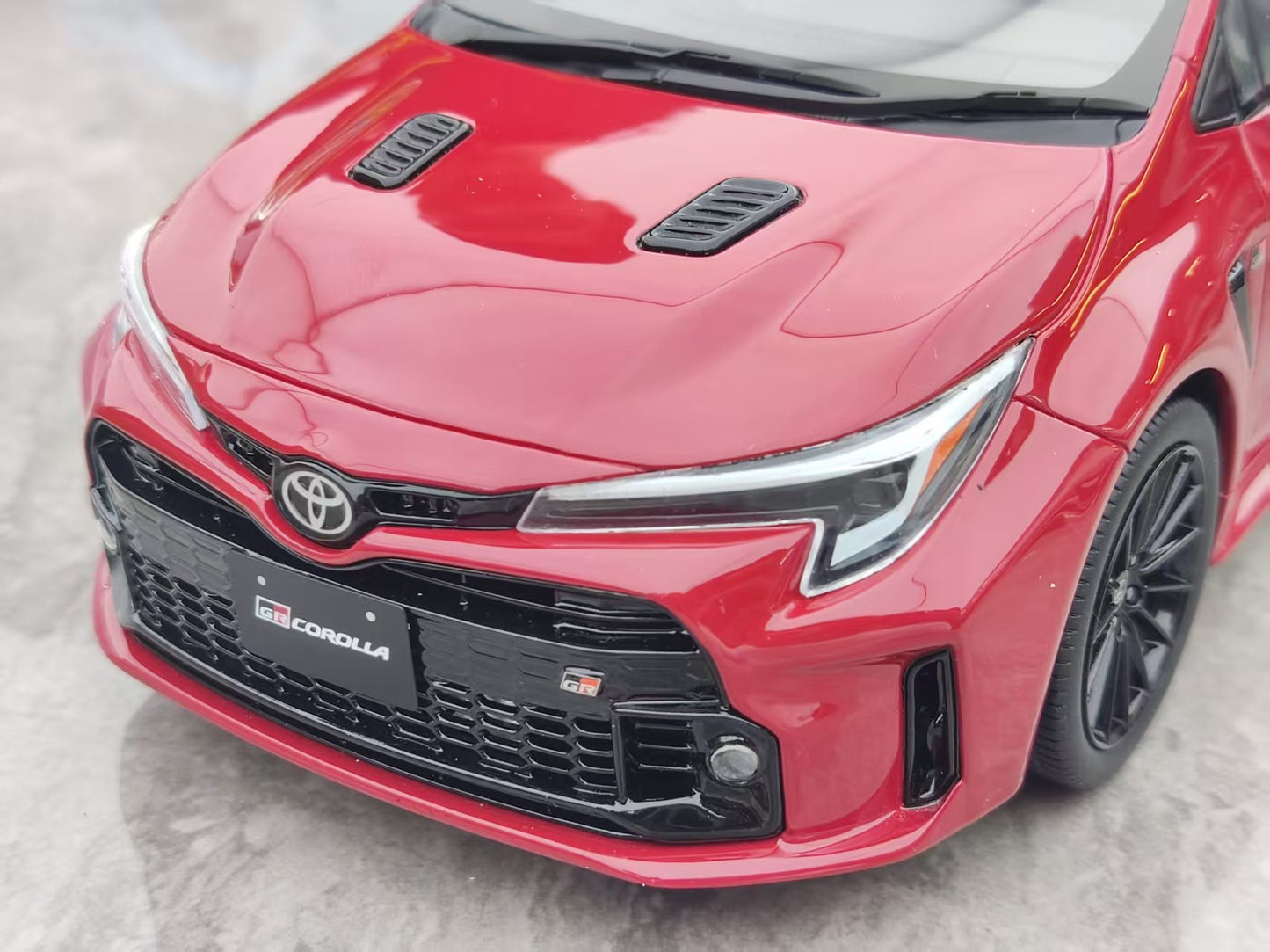 OTTO 1/18 Toyota COROLLA GR CIRCUIT EDITION SUPERSONIC Red Resin Model OT1072