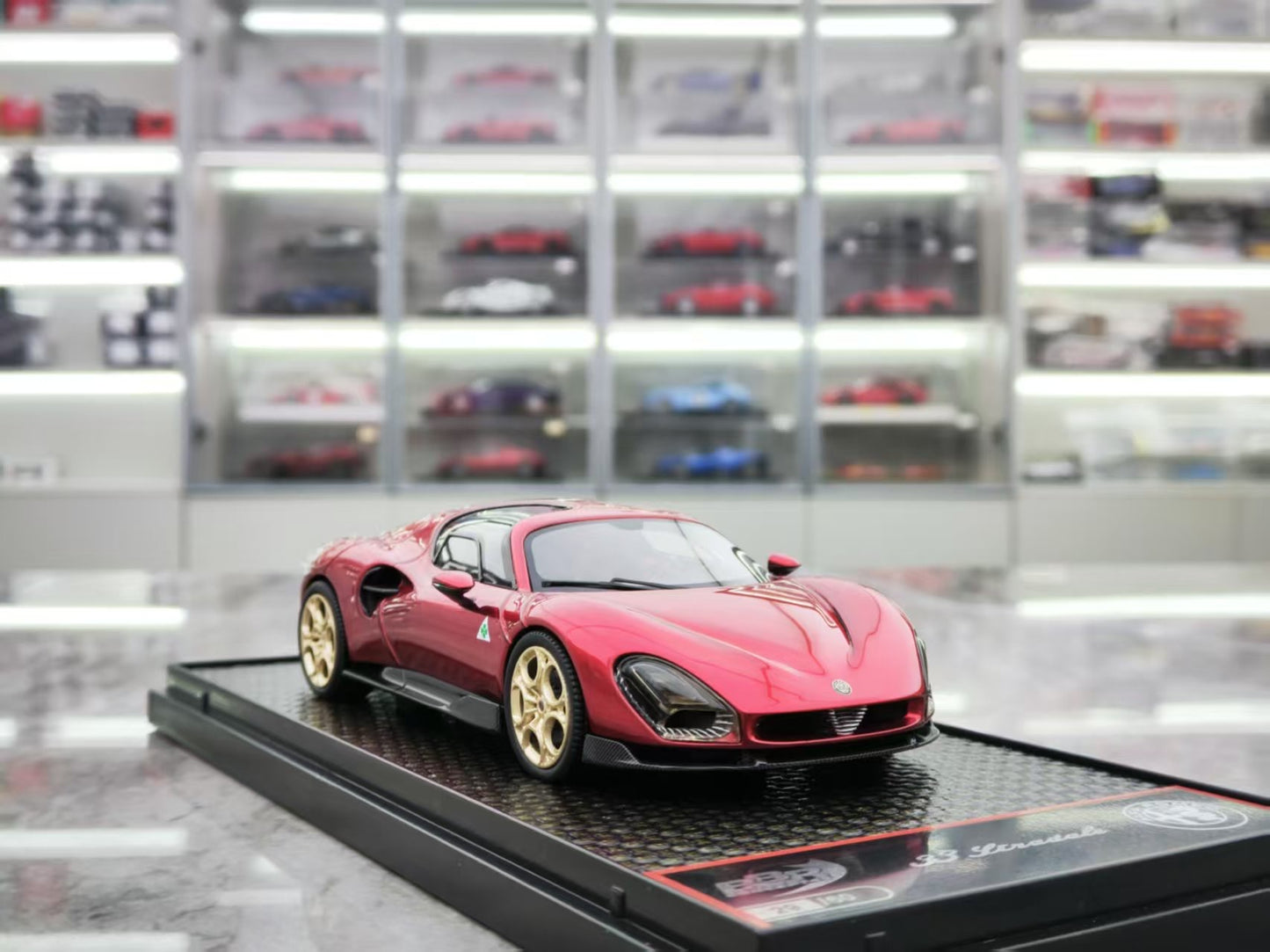 BBR 1/43 Alfa Romeo 33 Stradale Metallic Red Model Car BBRC291CH