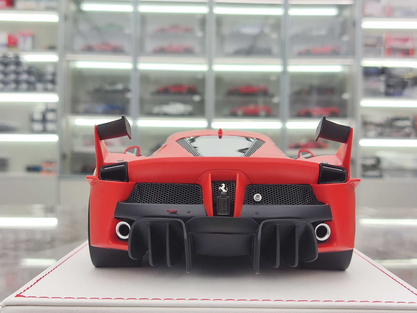 CE 1/18 Ferrari FXXK Matte Orange-Red Resin Car Model JS-CE008