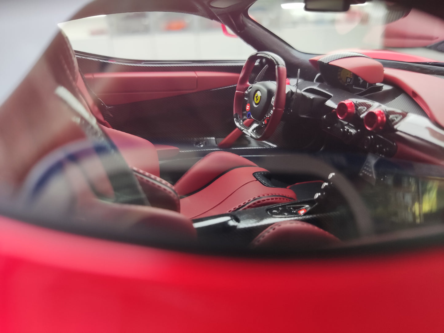 BBR 1/12 Ferrari LaFerrari Hamilton's car Volcano Metallic Red BBR1222LH-25