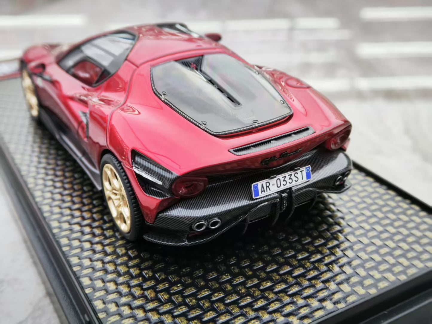 BBR 1/43 Alfa Romeo 33 Stradale Metallic Red Model Car BBRC291CH