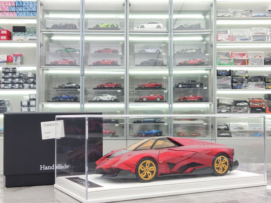 CE 1/18 Lamborghini Egoista Matte Red Limited Edition Car Model JS-CE002