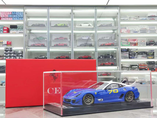 CE 1/18 Ferrari 599 XX EVO #70 Blue Model Car JS-CE021
