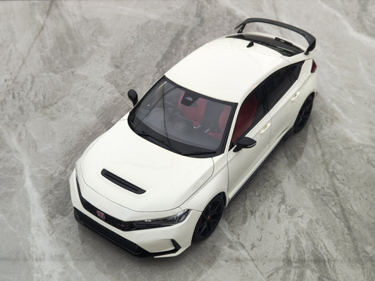 MH 1/18 Honda Civic Typer FL5 Blanka Aloja Modelaŭto MH297