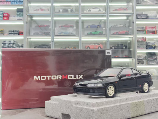 MOTORHELIX 1/18 Honda Integra Type R (DC2) Pre-Facelift Early Edition Nighthawk Black MH321