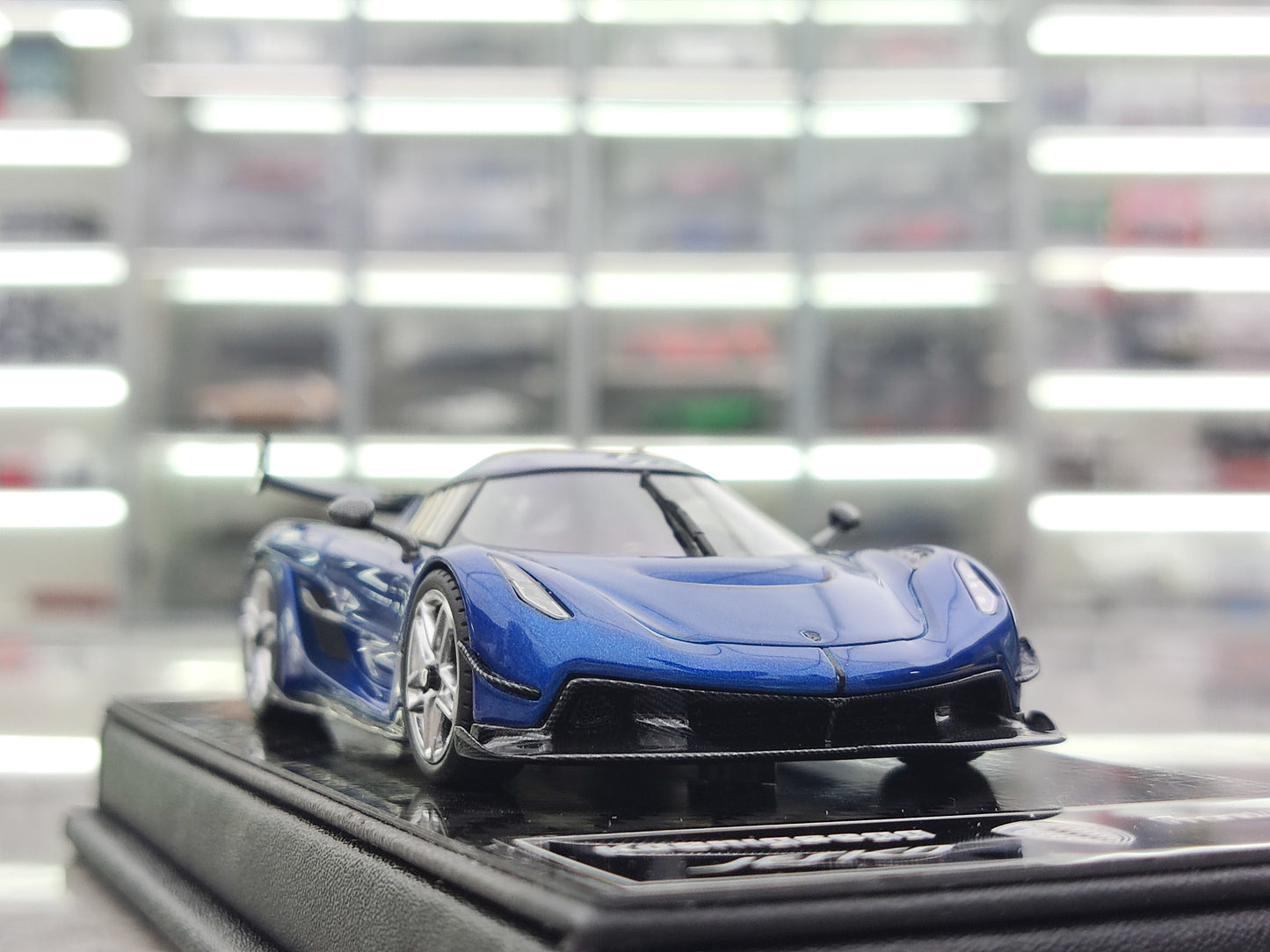 FRONTIART 1/43 Koenigsegg Jesko Gold Ball Blue FA132