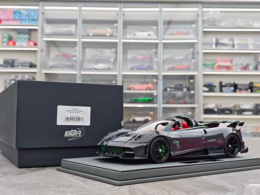 BBR 1/18 Pagani Imola Roadster Black Carbon Fiber P18250D