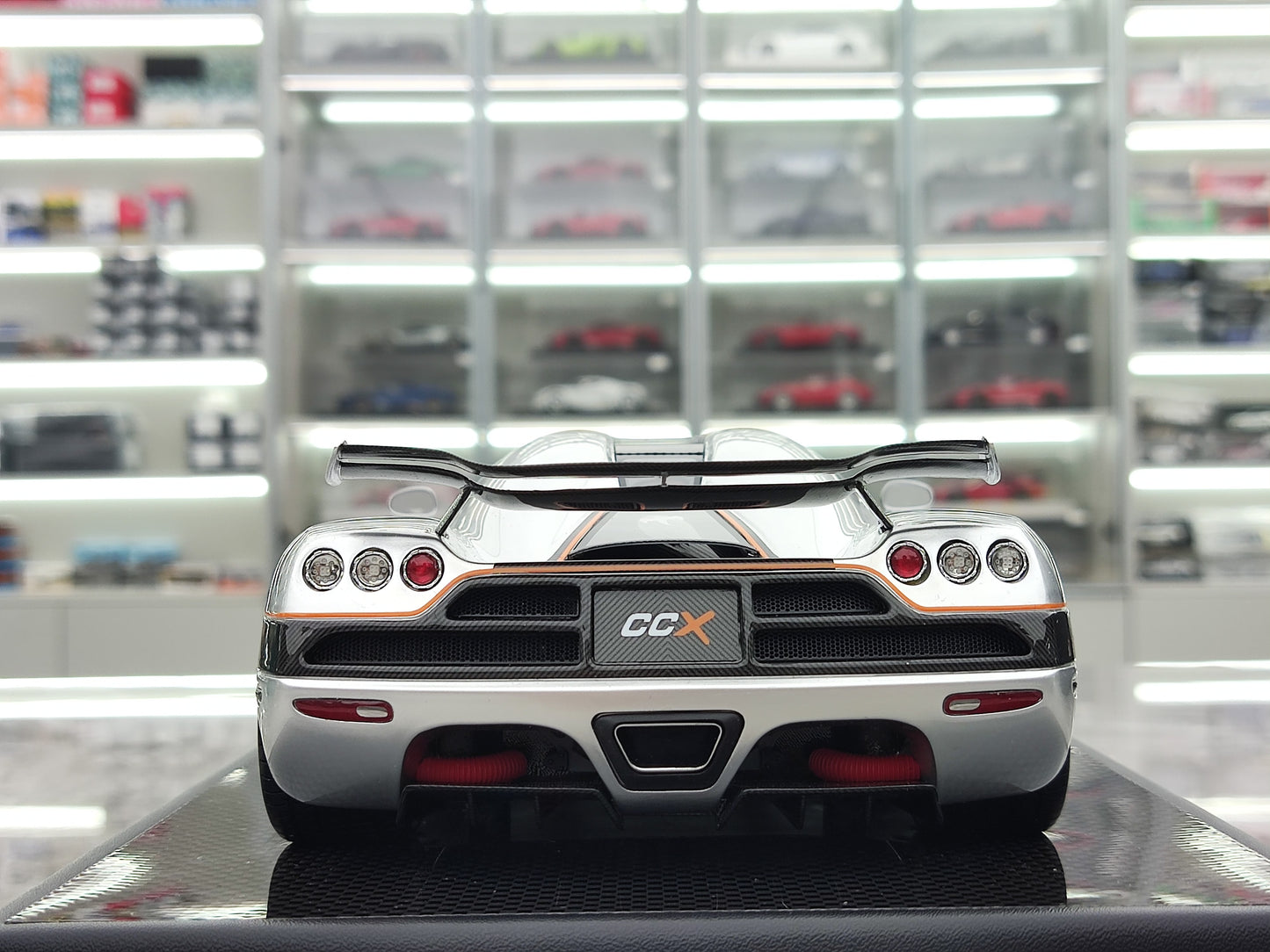 VMB 1/18 Koenigsegg CCX Silver Simulated Car Model JS-VMB001