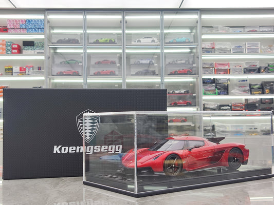 FRONTIART 1/18 Koenigsegg Jesko Absolut Apple Red Limited Edition Collectible Model Car FA160