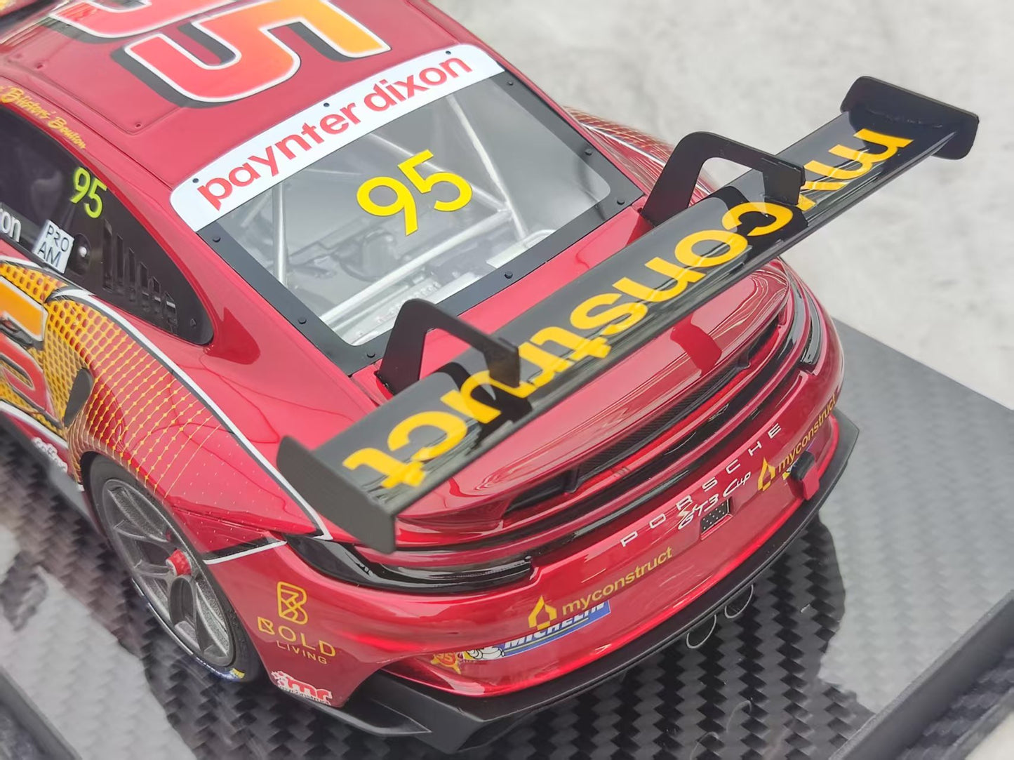 VIP 1/18 Porsche 911 GT3 CUP Lightning McQueen No. 95 VIP176