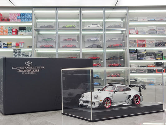 Dreamwalkers 1/18 Porsche CHEVALIER D995 Silver Simulated Car Model C-D995-SA01