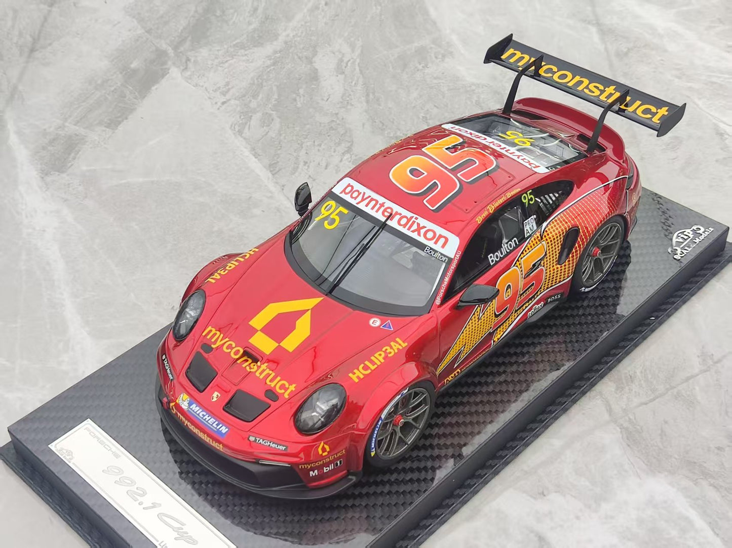 VIP 1/18 Porsche 911 GT3 CUP Lightning McQueen No. 95 VIP176