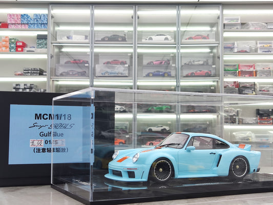 MCM 1/18 Porsche Singer DLS Turbo Carbon Base with Bay Wing and Low Wing MCM014
