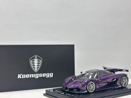 FRONTIART 1/18 Koenigsegg Jesko Carbon Purple FA199
