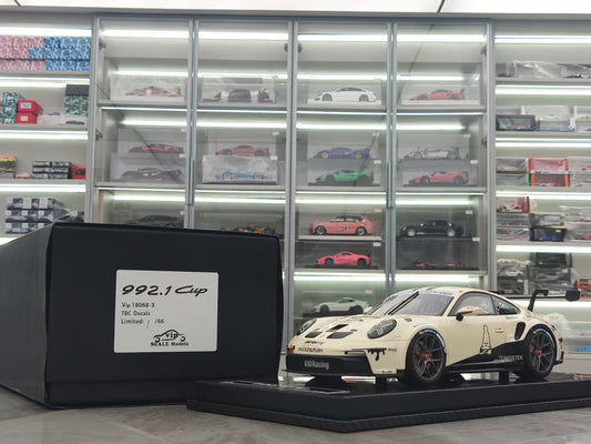 VIP 1/18 Porsche 911 GT3 CUP TBC boring white paint VIP179