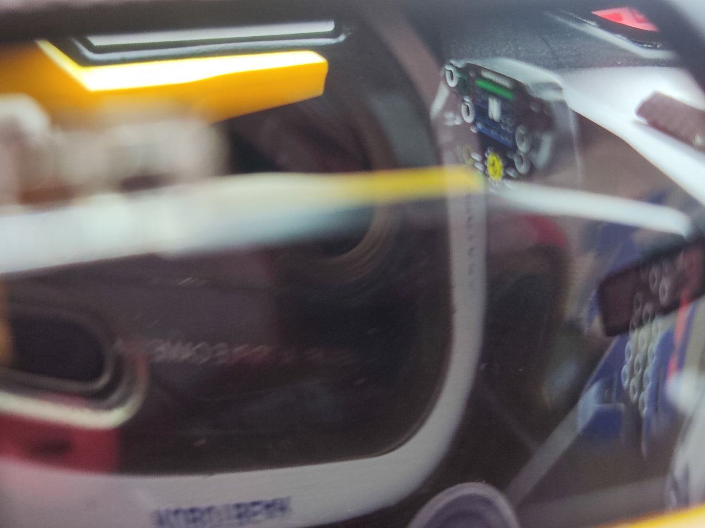 BBR 1/18 Ferrari 499P Car N.50 Winner Le Mans - Carbon Base, Red-Yellow Paint Scheme, Simulation Model Car P18252ACH1