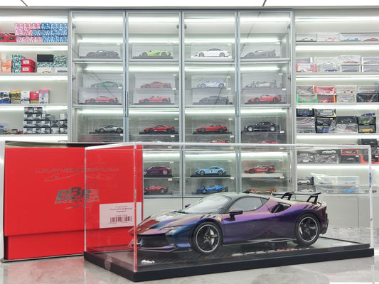 BBR 1/18 Ferrari SF90 XX Stradale Color-Changing Purple Resin Car Model P18237CHA1