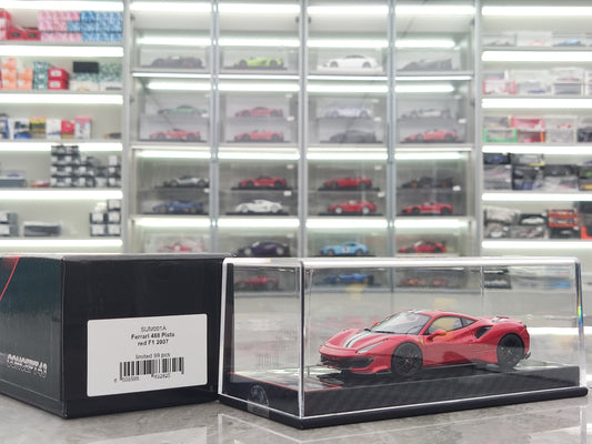 BBR 1/43 Ferrari 488 Pista F1 Red Resin Model SUMS001A