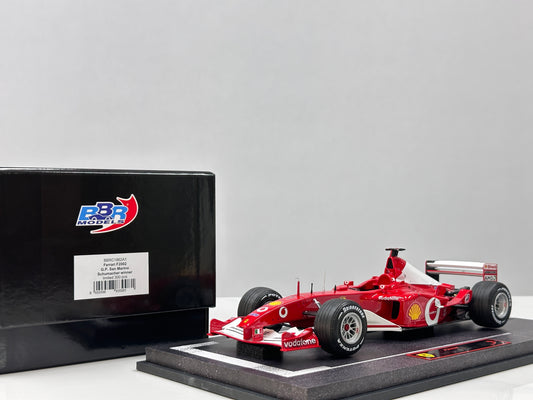 BBR 1/18 Ferrari F2002 GP San Marino Schumacher - Winner BBRC1862A1