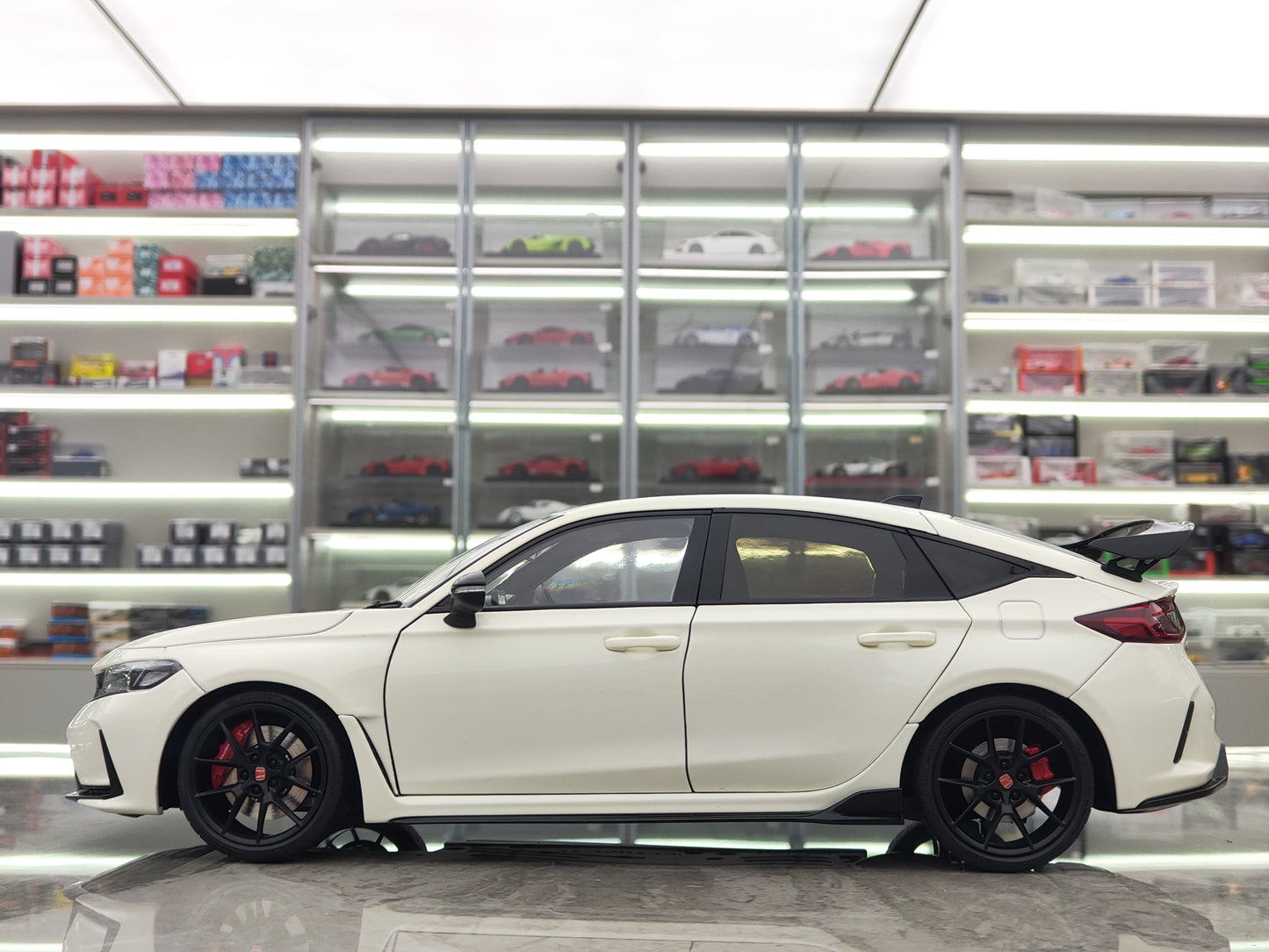 MH 1/18 Honda Civic Typer FL5 Blanka Aloja Modelaŭto MH297
