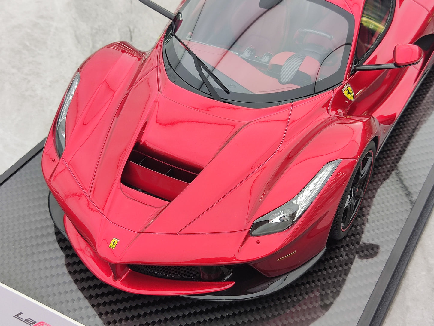 BBR 1/12 Ferrari LaFerrari Hamilton's car Volcano Metallic Red BBR1222LH-25