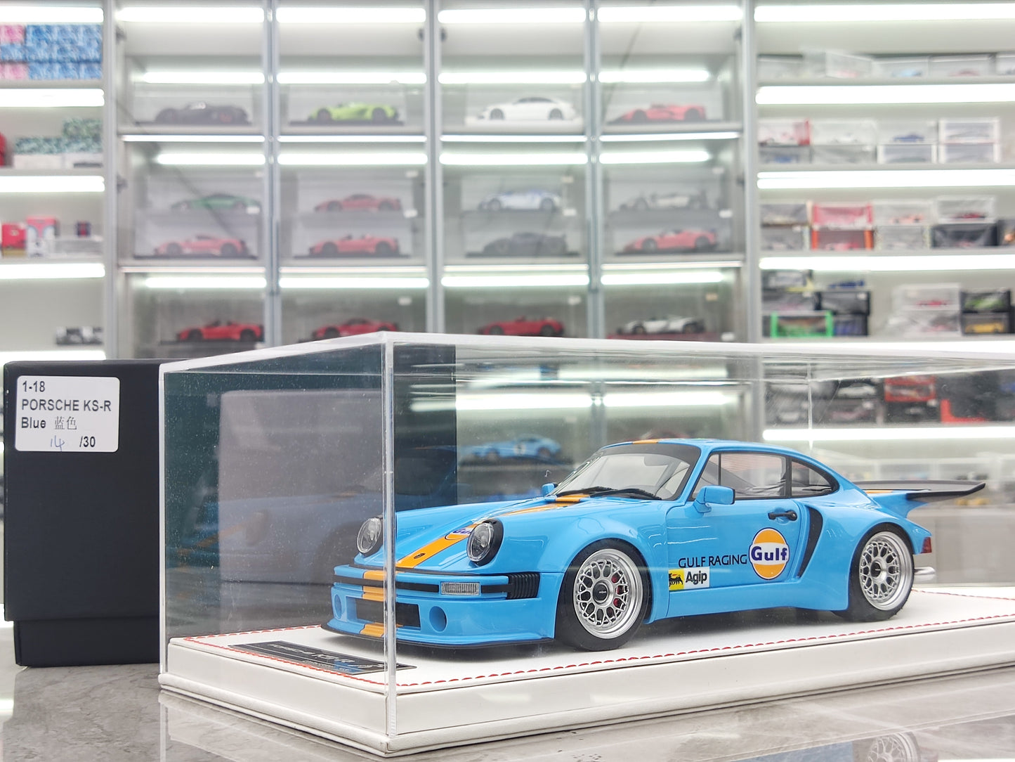 RUNNER 1/18 Porsche KS-R Limited Edition Model Car Ornaments