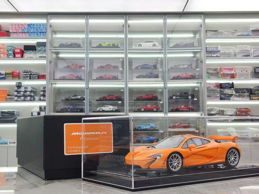 DM 1/18 McLaren P1 Orange Silver Wheel Custom Edition MP999B