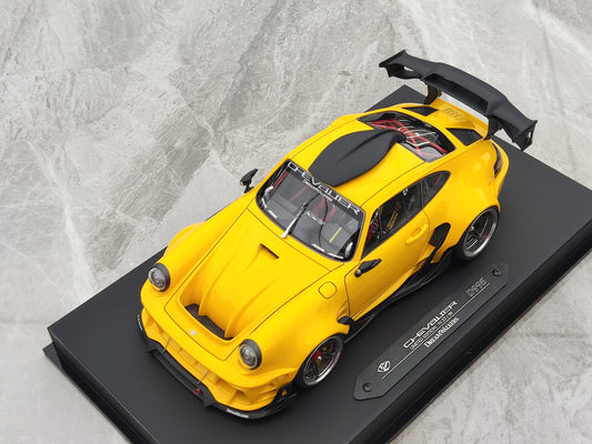 Dreamwalkers 1/18 Porsche CHEVALIER D995 Glossy Yellow Simulation Model Car Ornaments C-D995-YV01