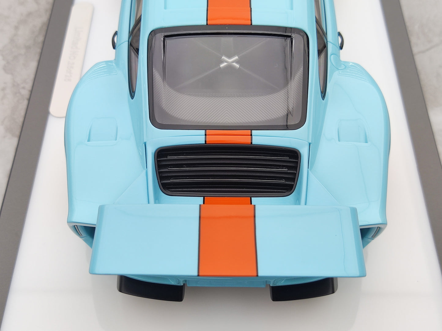MCM 1/18 Porsche Singer DLS Turbo Acrylic Base with Bay/High Spoiler MCM013