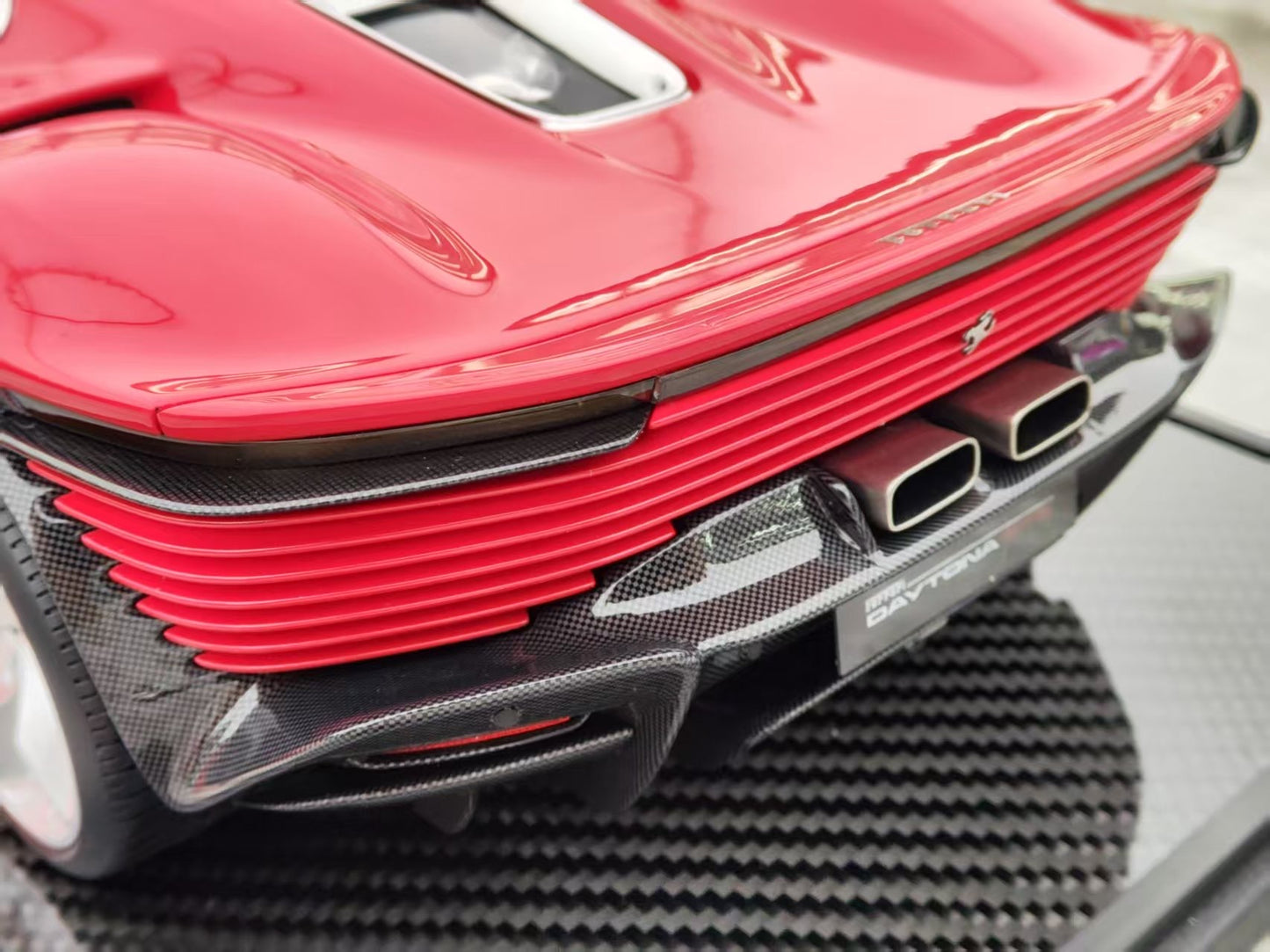 BBR 1/12 Ferrari Daytona SP3 Standard Red Simulation Model Car BBR1217C1