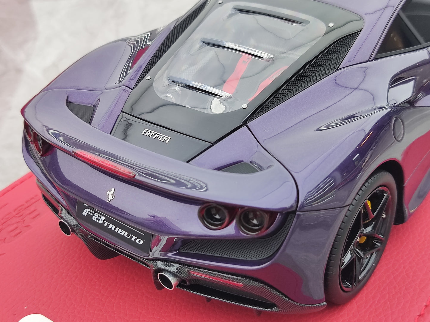 BBR 1/18 Ferrari F8 Hong Kong Purple Limited Edition Simulation Model Car P18171D-25
