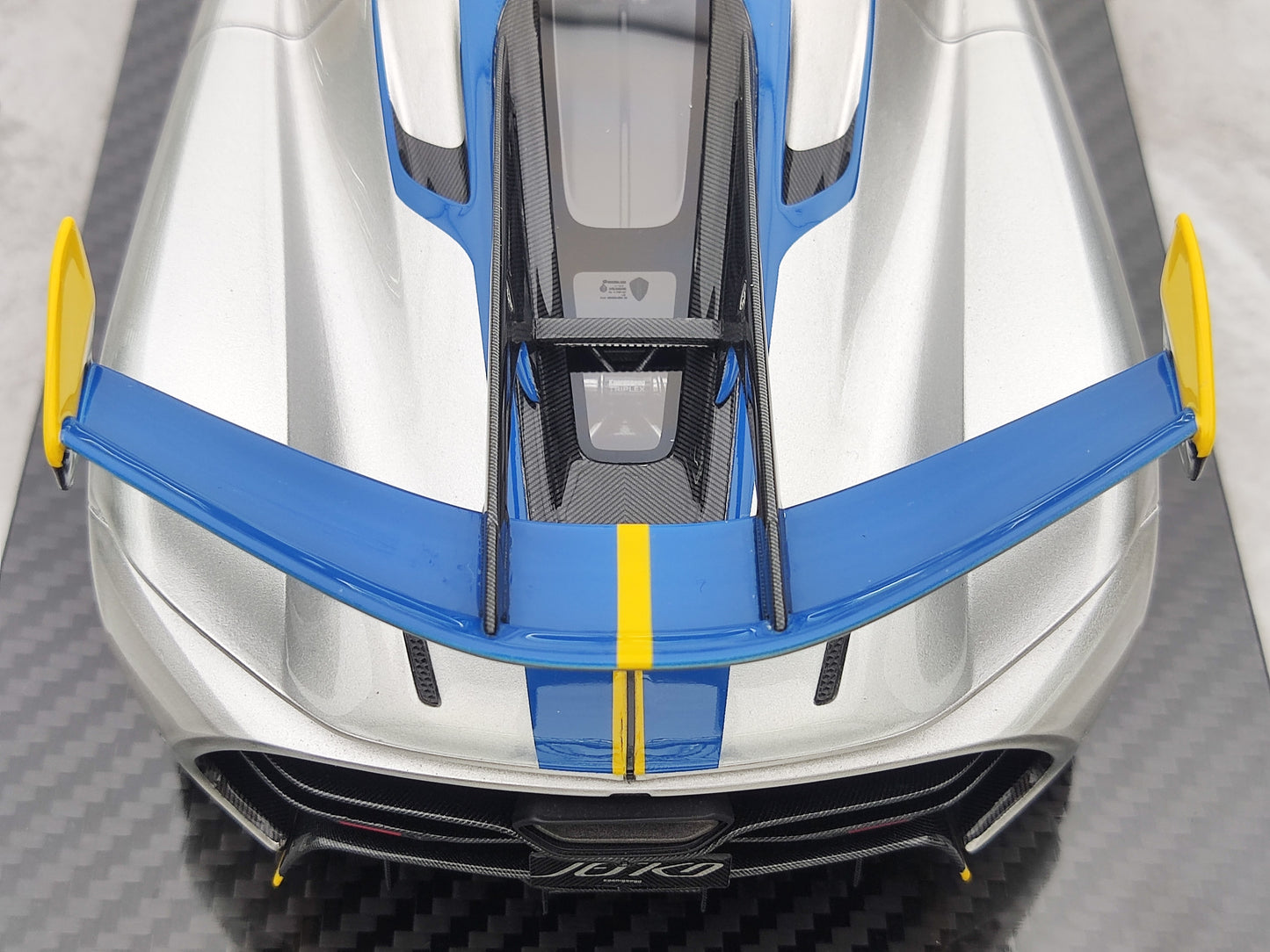 FRONTIART 1/18 Koenigsegg Jesko Attack Moon Silver FA112