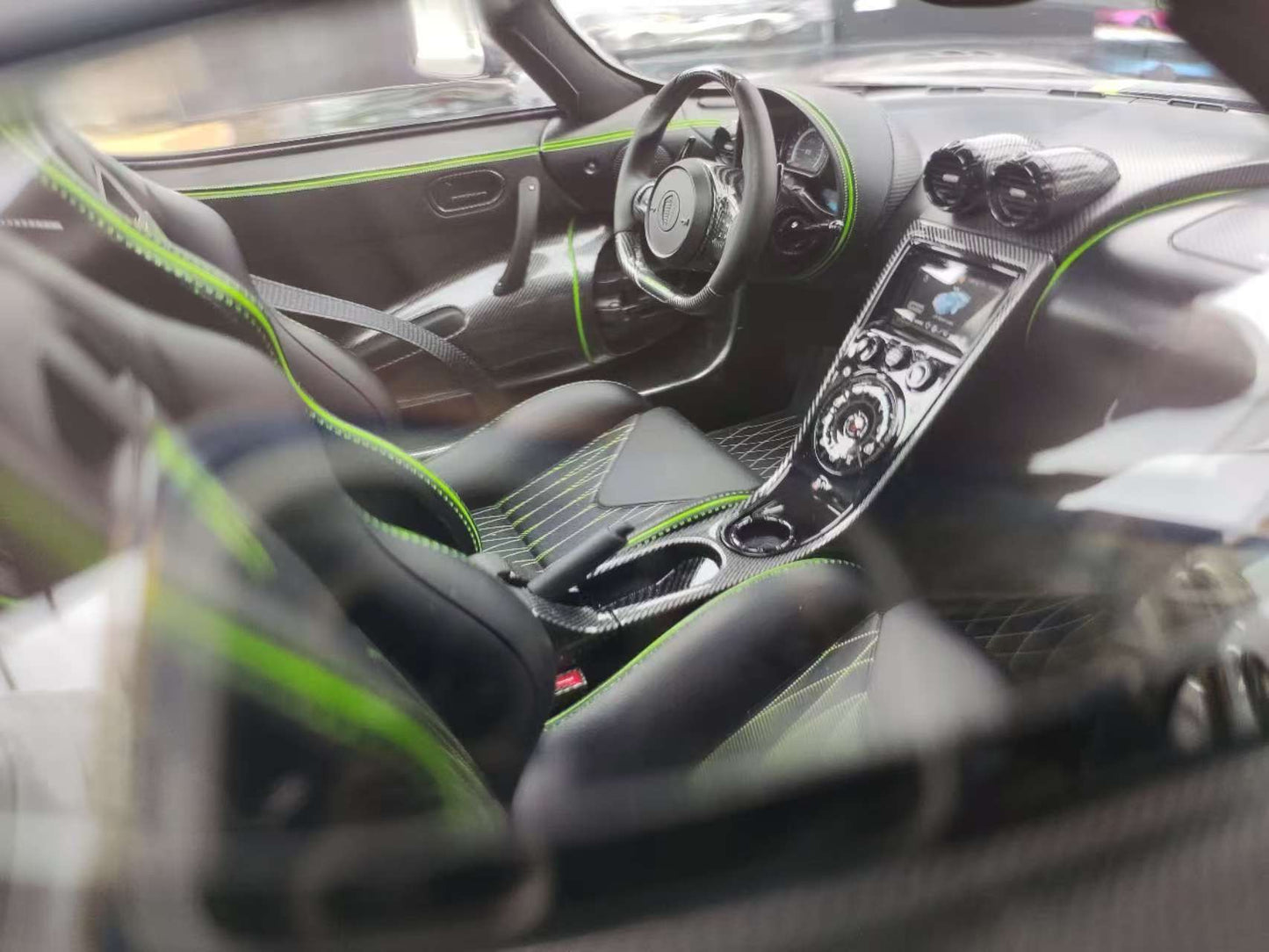 FRONTIART 1/8 Koenigsegg Agera R+ 7082 Full Carbon Resin Model FA163