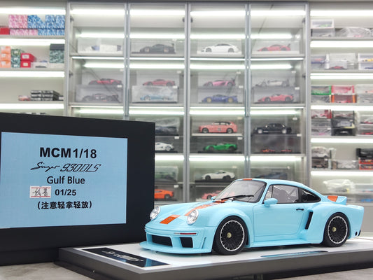 MCM 1/18 Porsche Singer DLS Turbo Acrylic Base with Bay/High Spoiler MCM013