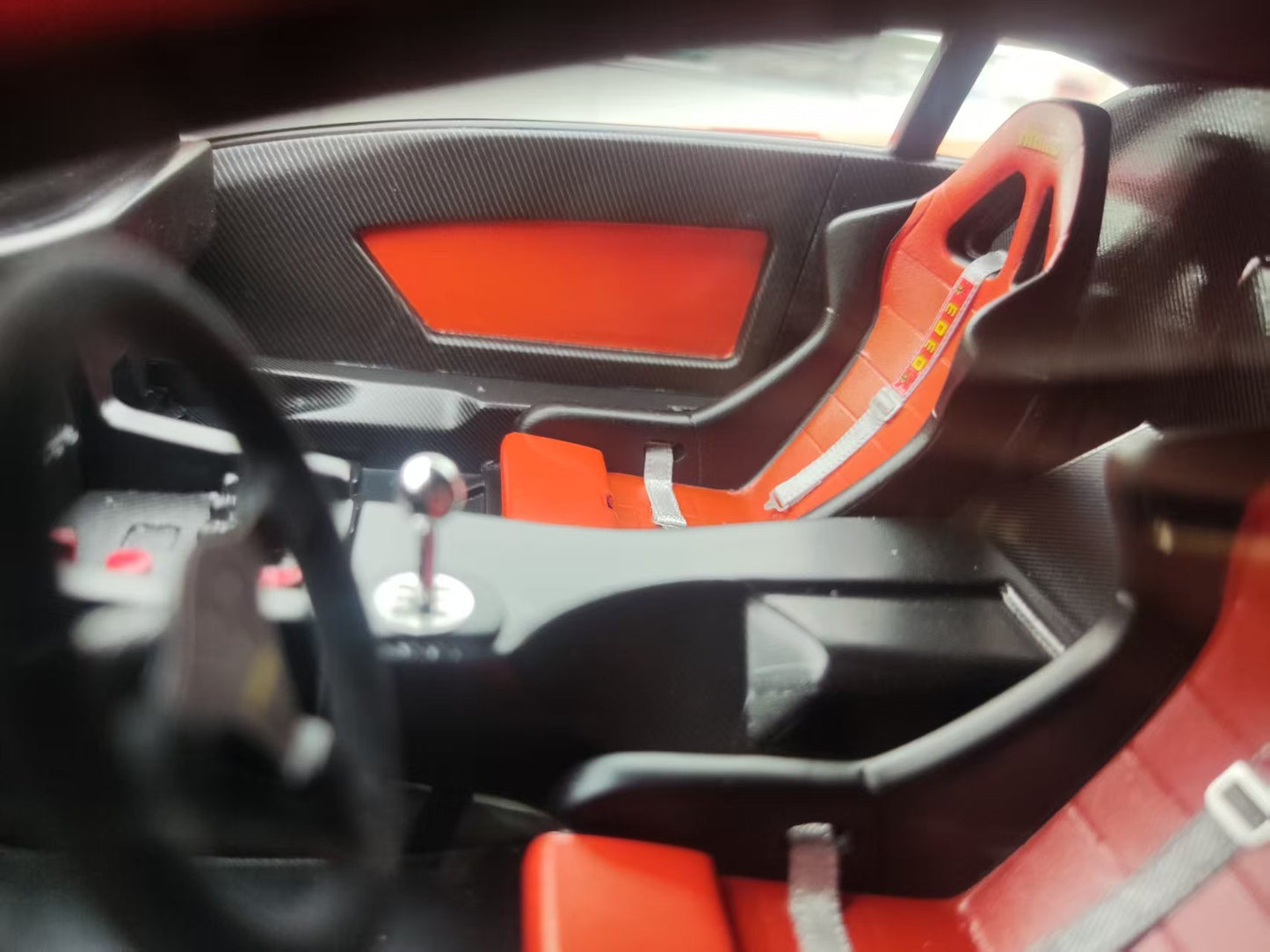 GL 1/12 Lamborghini Diablo GT Orange Model Car JS-GL008
