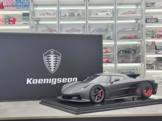FRONTIART 1/8 Koenigsegg JESKO absolute black high-end car model ornaments FA169